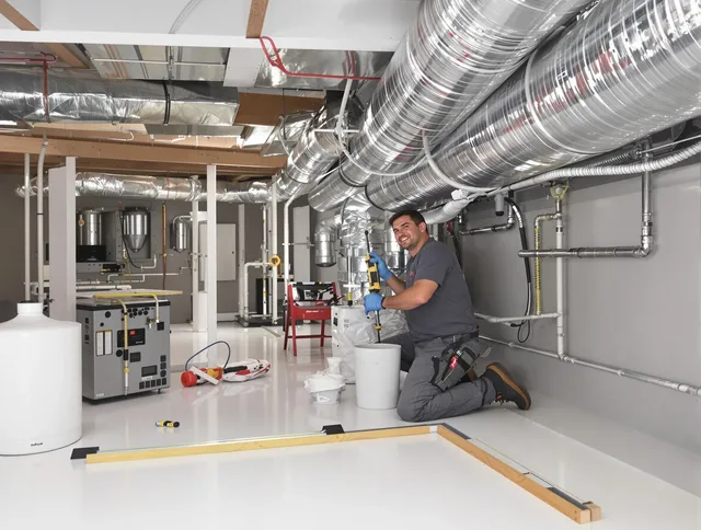 Professional duct sealing service by Medfield Air Duct Cleaning in Medfield